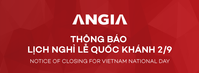 THÔNG BÁO LỊCH NGHỈ LỄ QUỐC KHÁNH 2/9