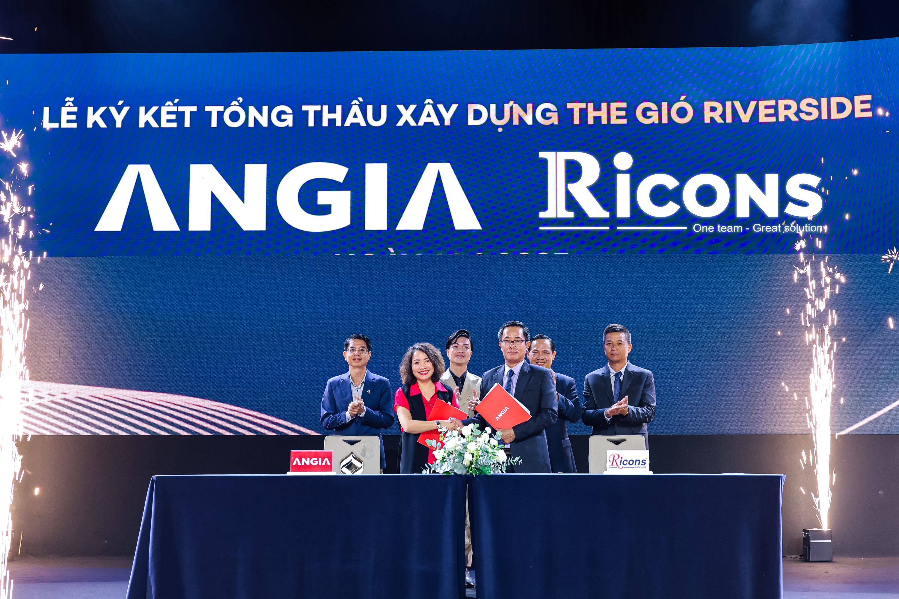 AN GIA & RICONS KÝ KẾT HỢP TÁC THI CÔNG THE GIÓ RIVERSIDE